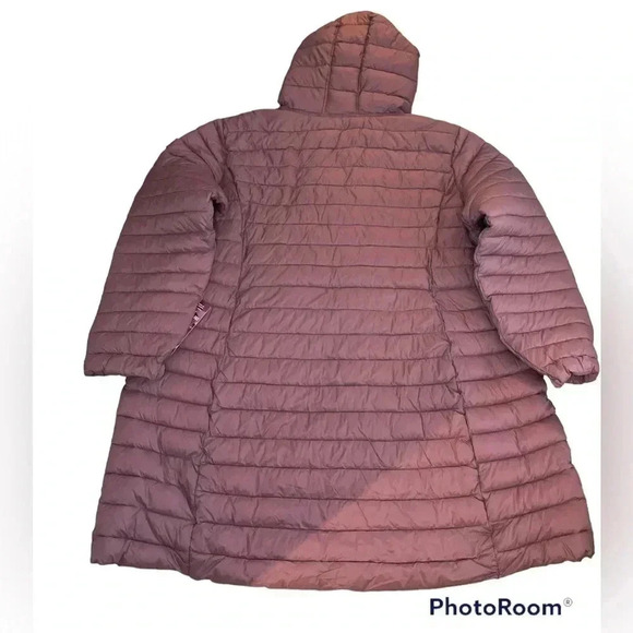Reebok Women's Midweight Dusty Rose Puffer Coat  sz 3 X - Picture 3 of 9